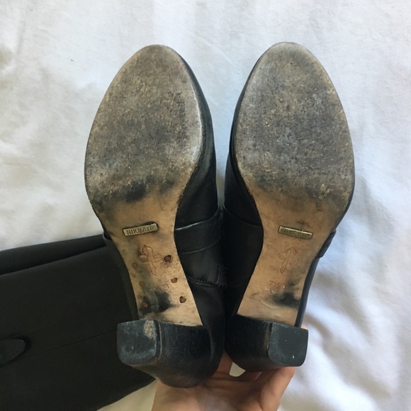 Nike air, black leather high boots - Picture 4 of 5